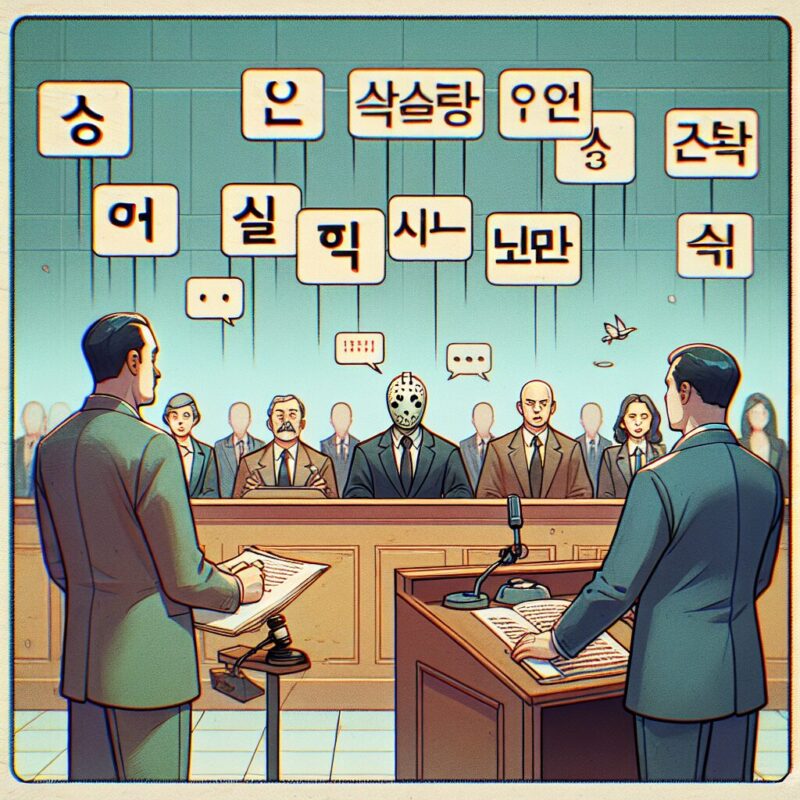 구속적부심사 청구 법정공방 시작